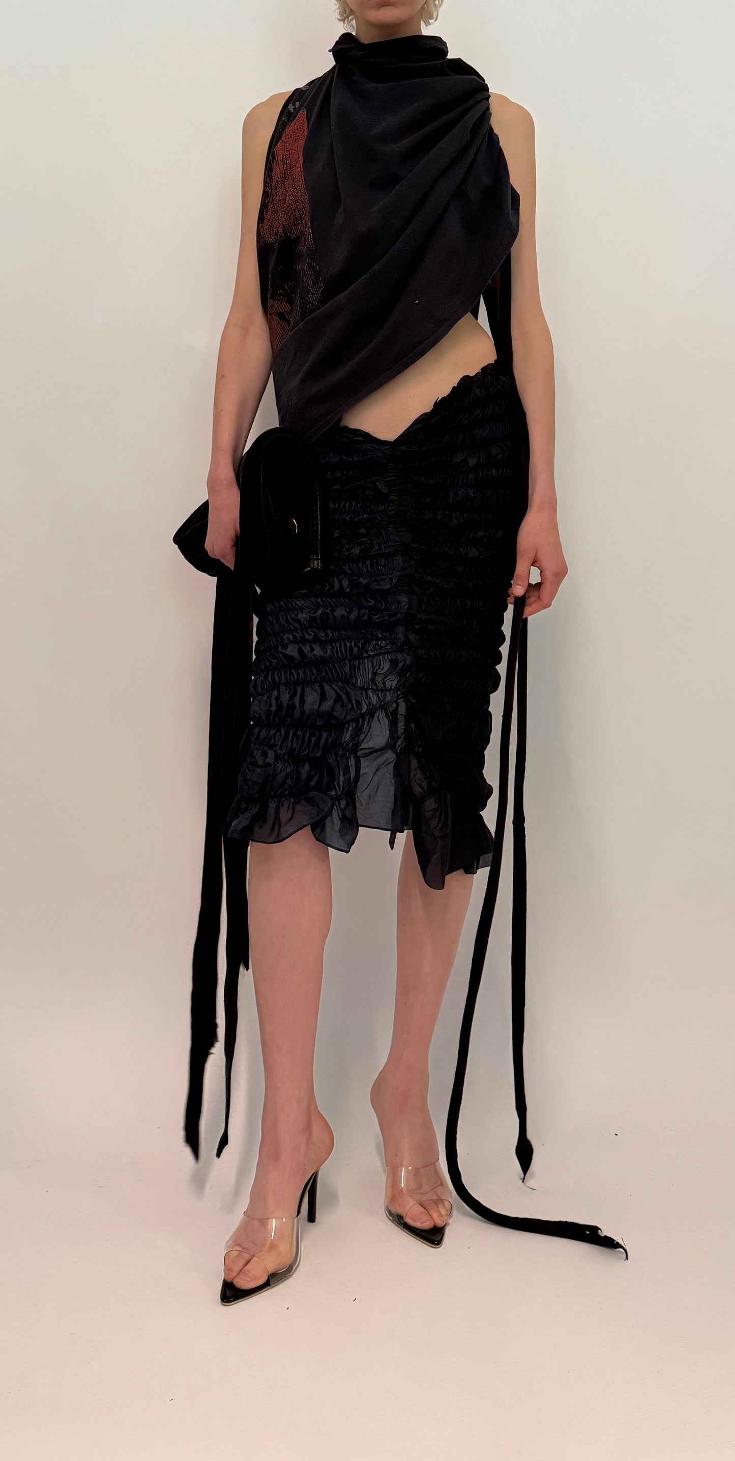 Piped & Draped TS Top