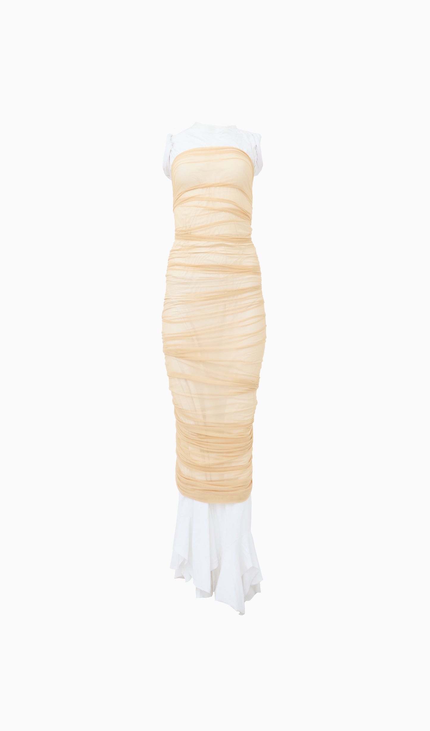 TS Mesh Wrap Dress