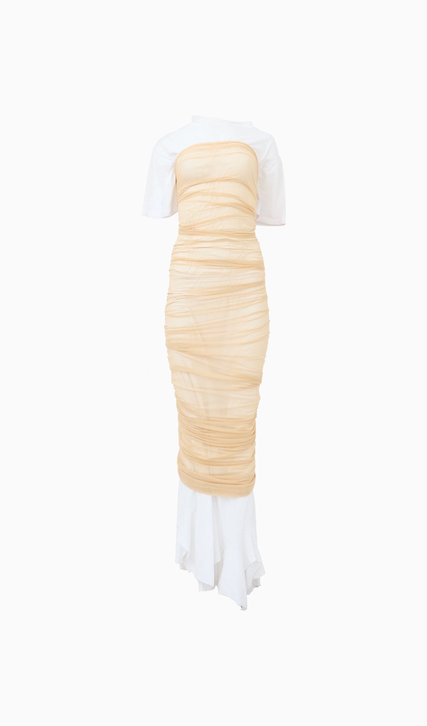 TS Mesh Wrap Dress