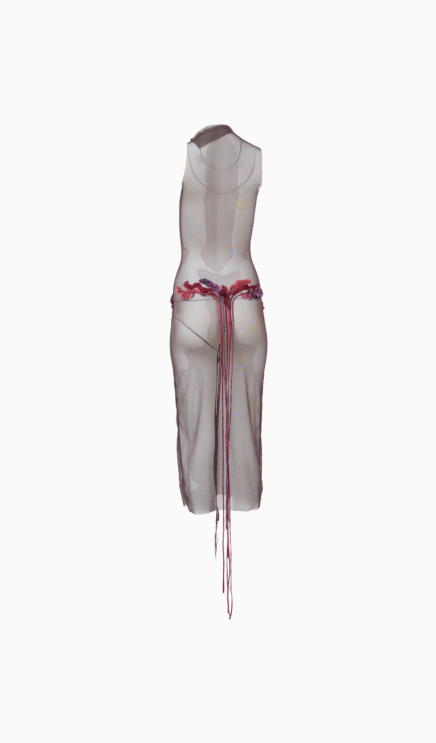 Corset Flower Mesh Dress