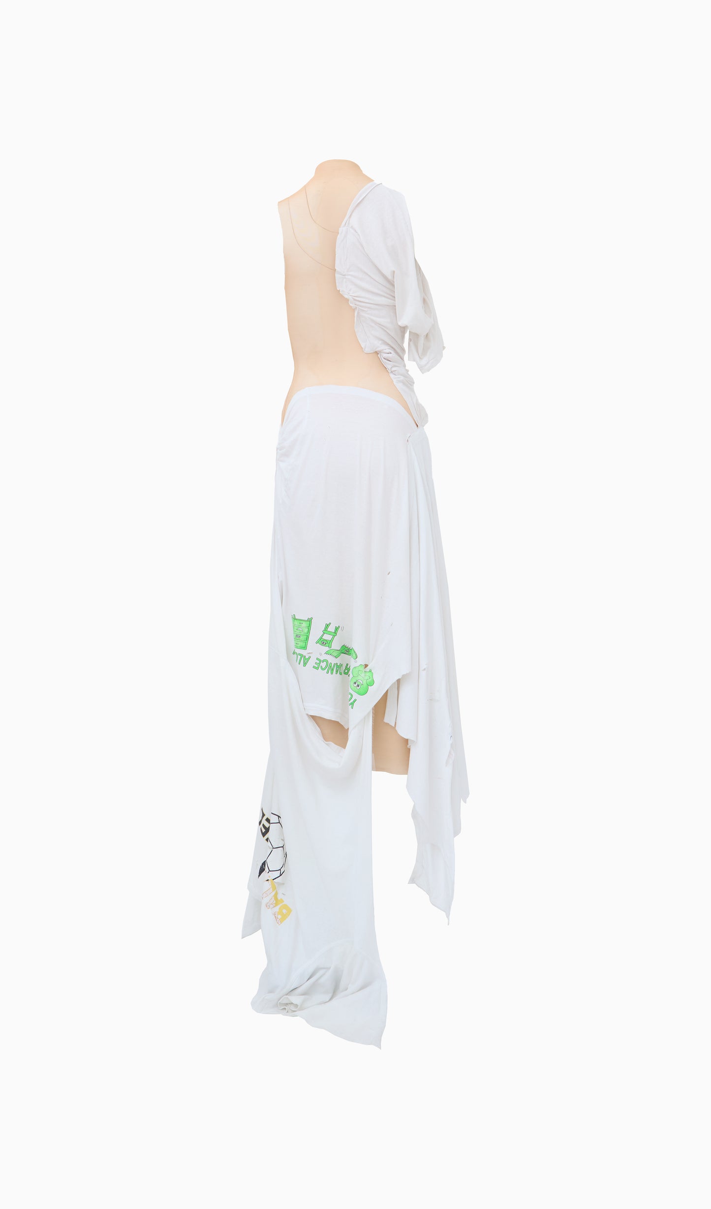 TS & Mesh Gown