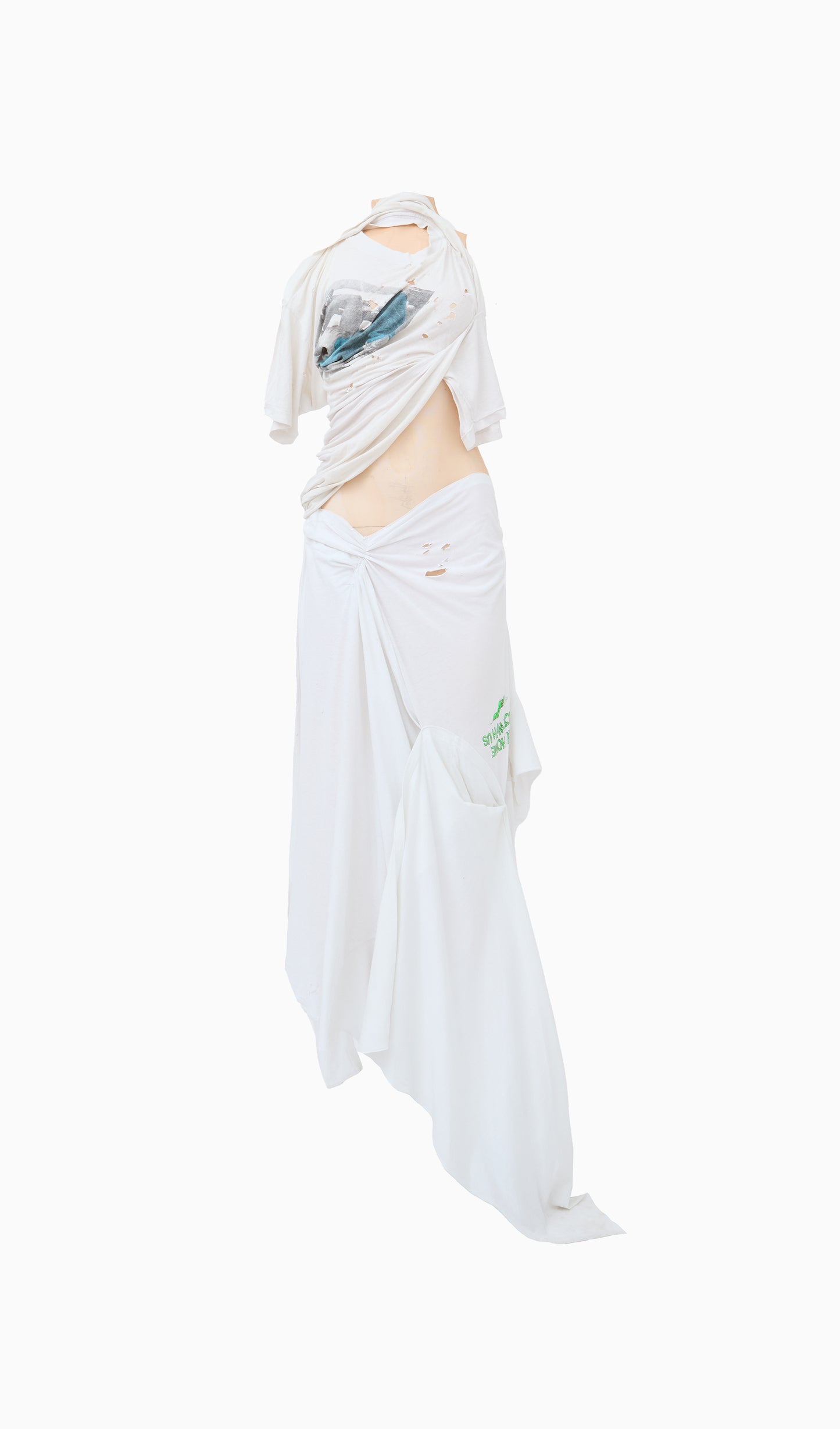 TS & Mesh Gown